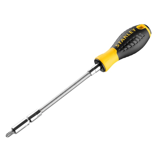 10-Way Flexi Screwdriver Set (Ph: 1, 2, 3; Torx: T15, T20; Square: 1, 2; Slot.: 4.5, 6 7)