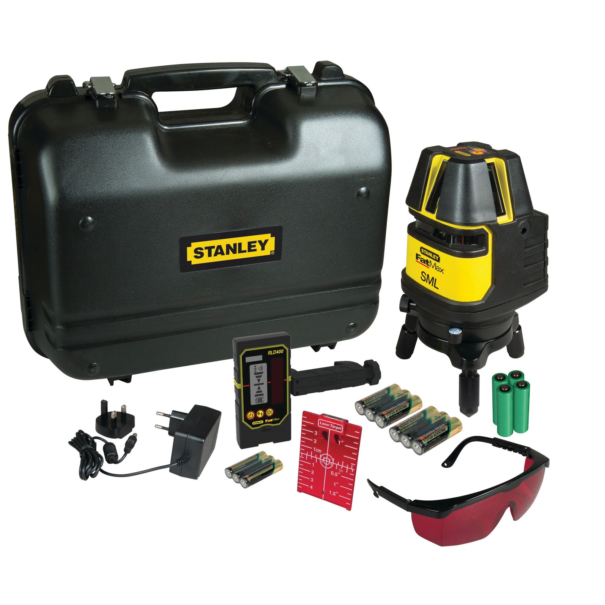 STANLEY FATMAX Multiline 15 50M laser level with accessories and