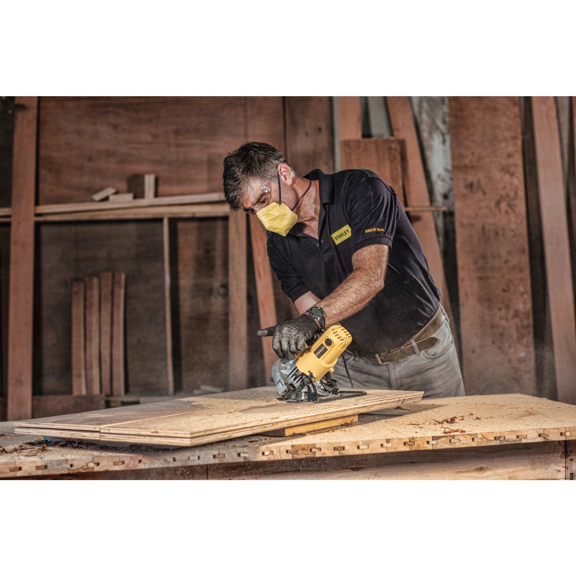 Stanley sc16 1600w circular saw deals