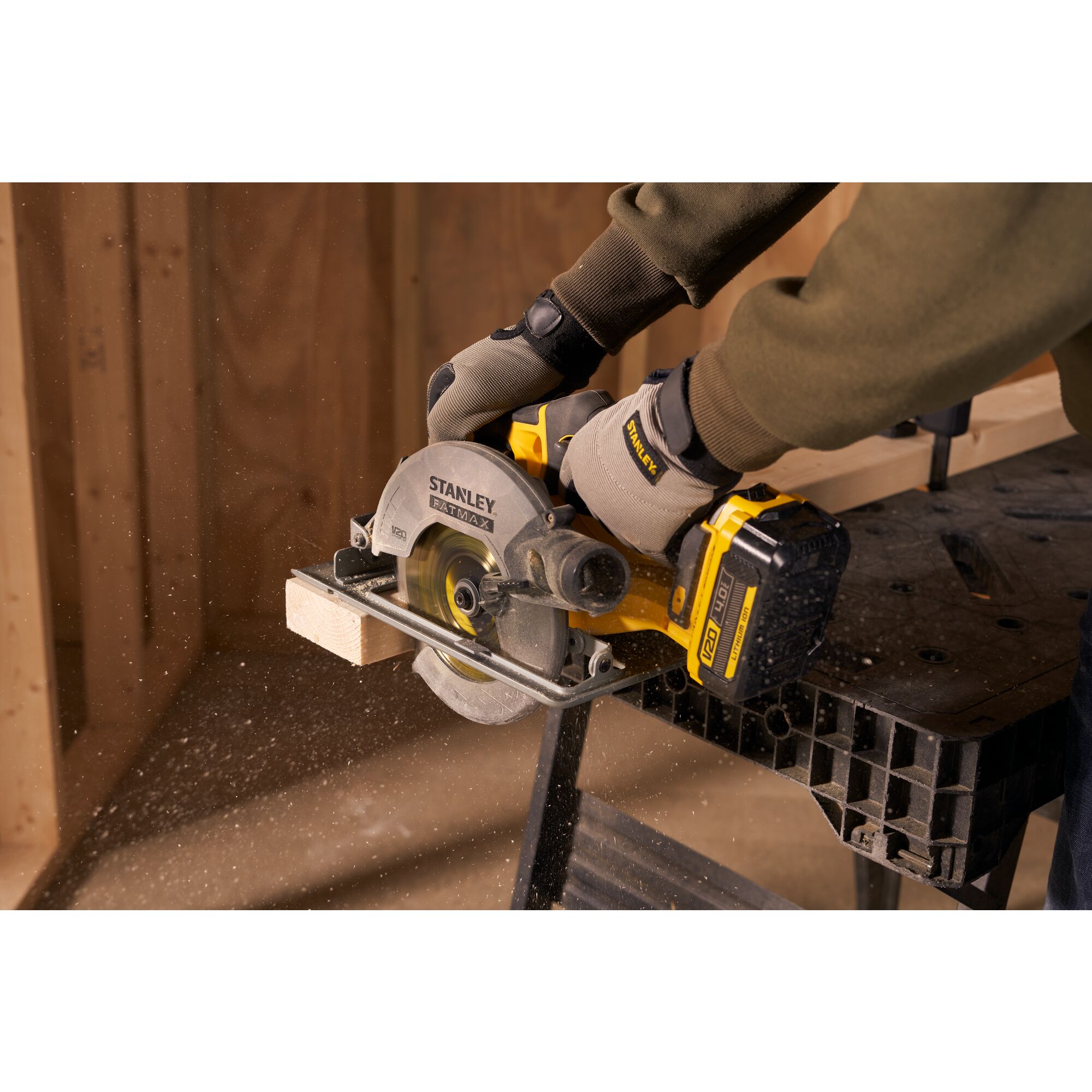 18V STANLEY FATMAX V20 Cordless Circular Saw Tool Only STANLEY