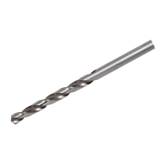 STANLEY STA50055B metal twist drill bit, side angle, silver finish, product photography.