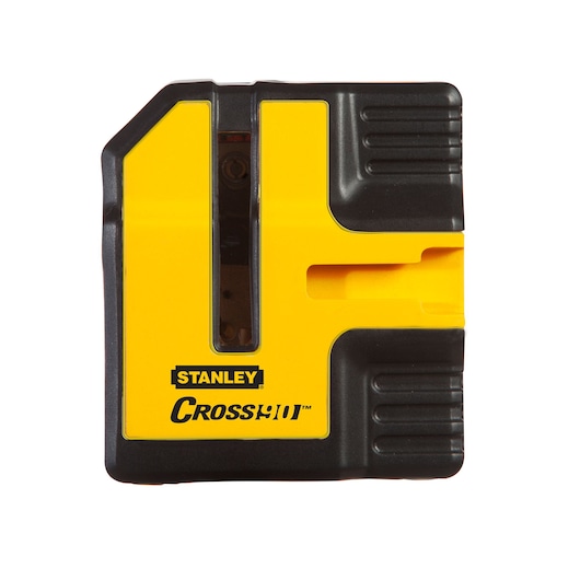 Photo of STANLEY STHT1-77341 photography tool, yellow and black, front angle view.