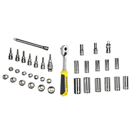 STANLEY® TRANSMODULE SYSTEM™ 3/8 in. Socket Module, 36 pc.