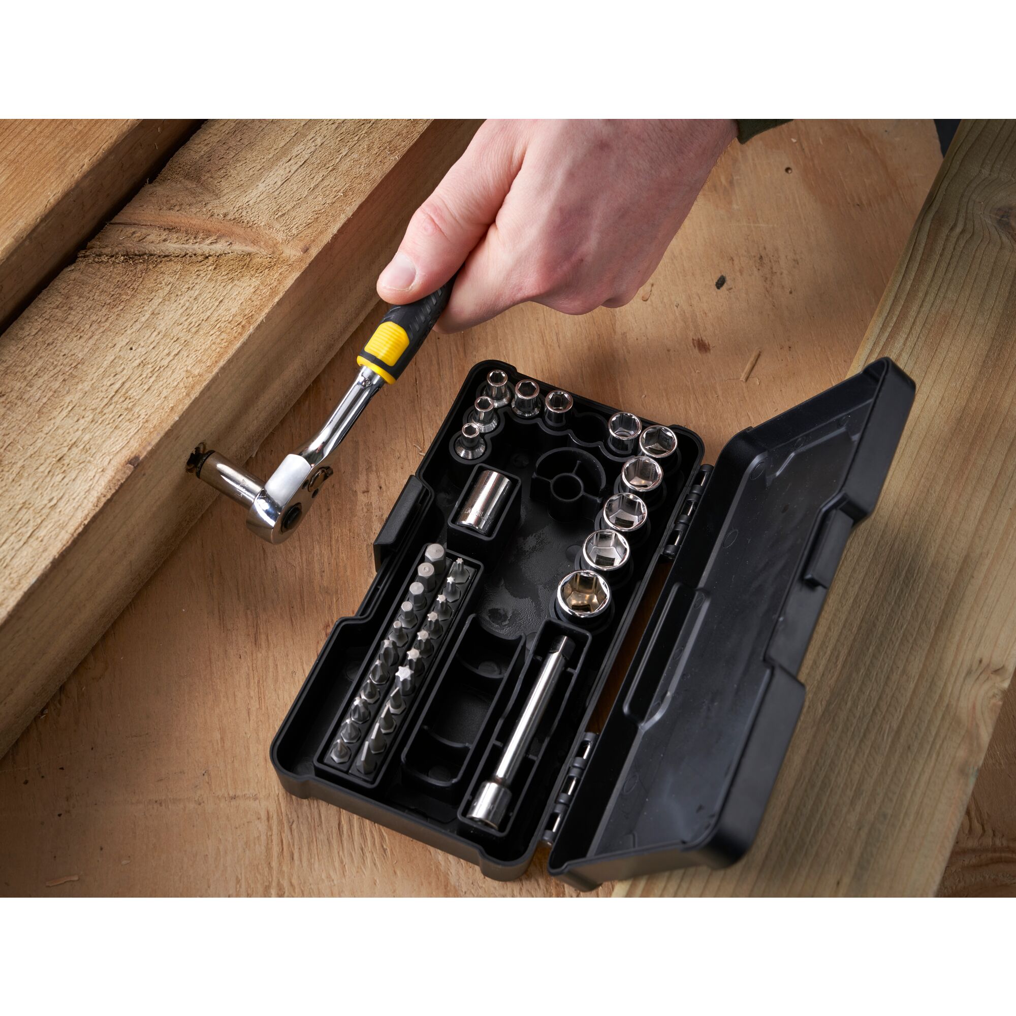 Stanley 37 piece socket cheap set