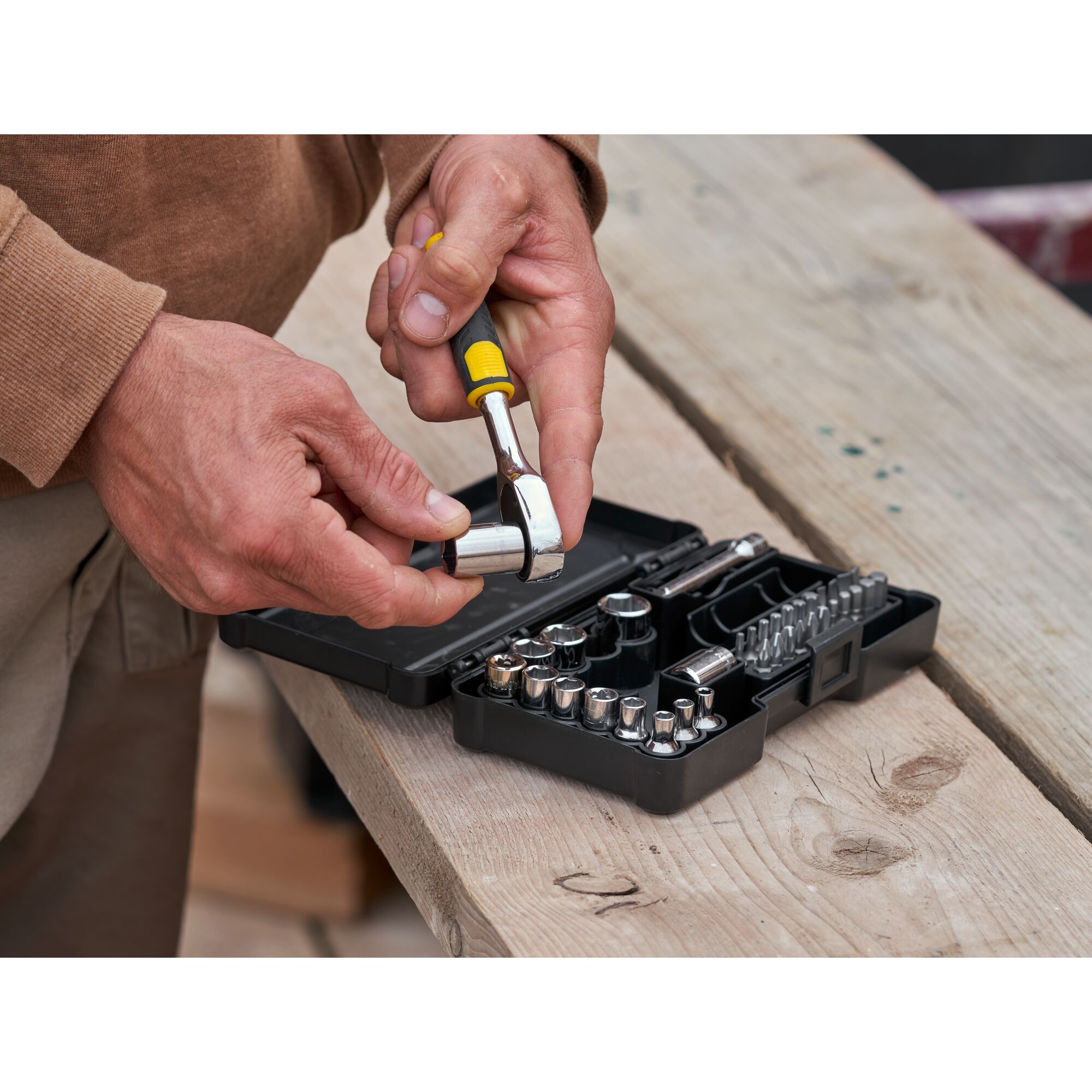 Stanley 37 piece socket cheap set